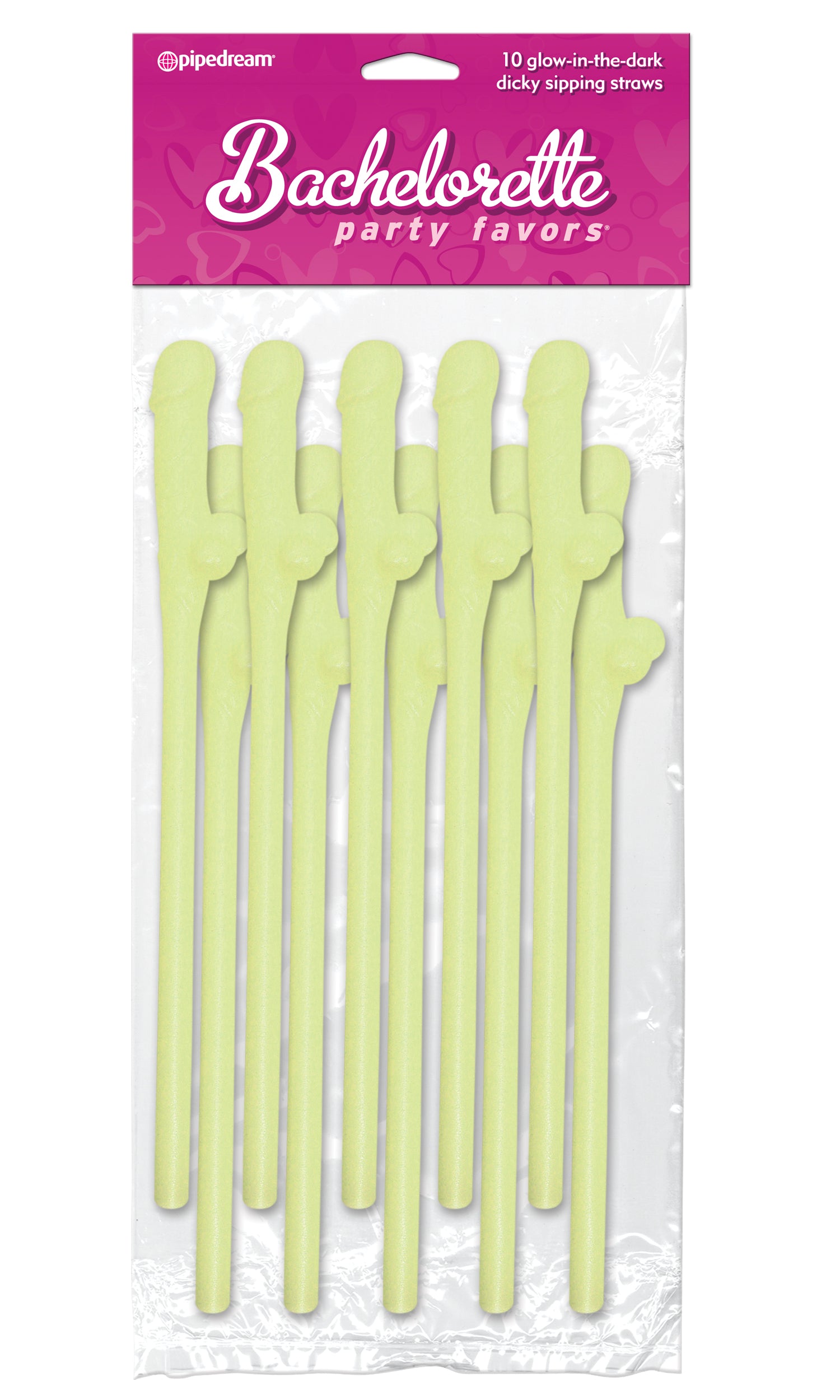 Penis Sipping Straws 10Pack Drinking Straw Bachelorette Party