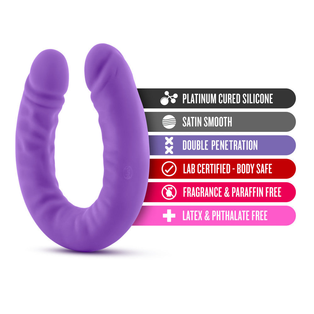 18-inch U-shaped silicone double dildo for G-spot and double penetration play; body-safe and hypoallergenic.

18-inch silicone dildo, double penetration dildo, G-spot silicone dildo, Purio silicone dildo, U-shaped double dildo, realistic silicone dildo, UltraSilk smooth dildo, body-safe silicone dildo, hypoallergenic double dildo, Blush Novelties Ruse, flexible double dildo, water-based lube safe dildo, long double-ended dildo