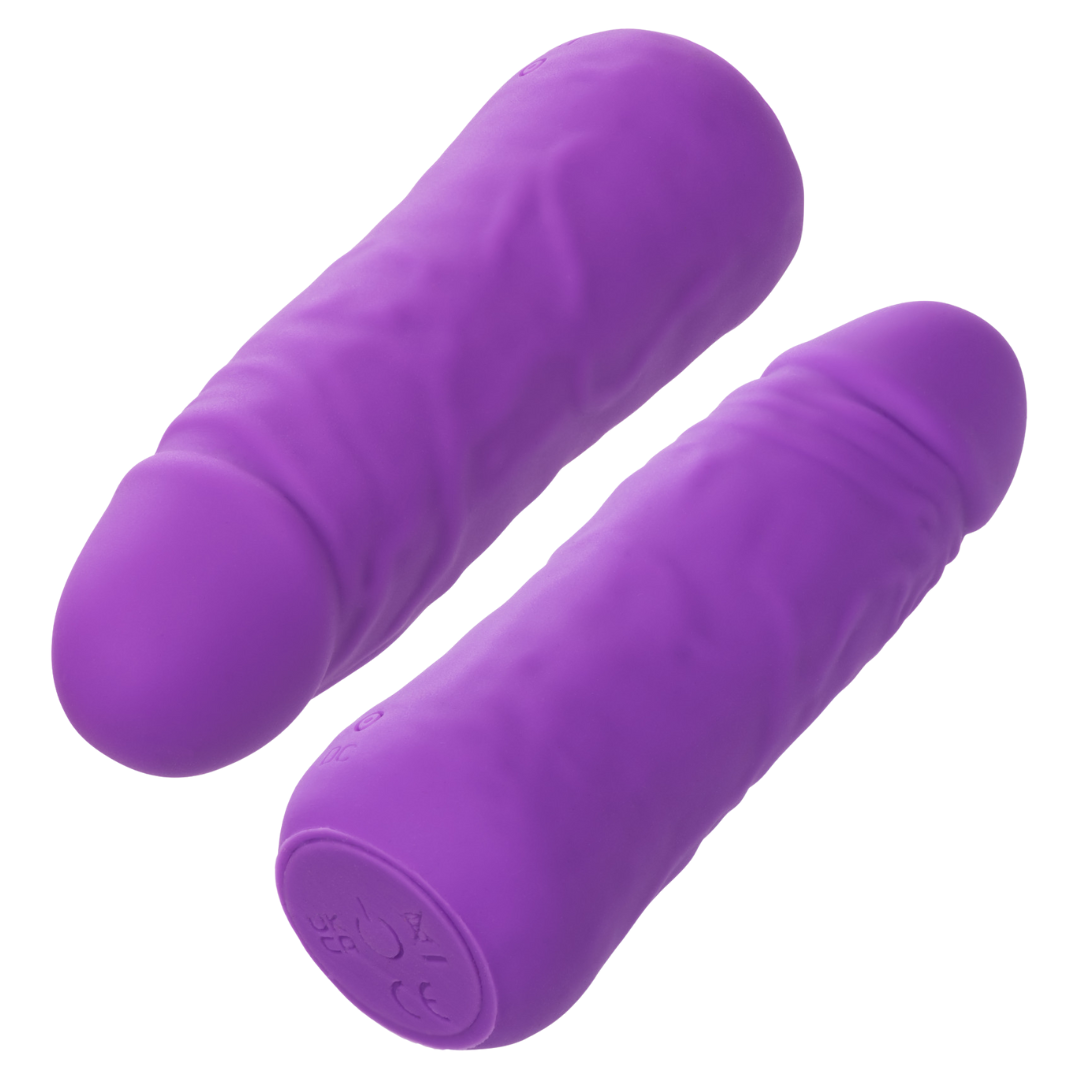 Mini Vibrating Studs® in neon orange, purple, or pink, with a life-like design, 10 vibration modes, Liquid Silicone material, and waterproof, rechargeable functionality.

compact silicone vibrator, waterproof silicone vibe, rechargeable mini vibe, life-like silicone vibrator, 10-function mini vibrator, colorful mini vibrators, Liquid Silicone sex toy, travel-friendly vibrator, waterproof and rechargeable vibrator.