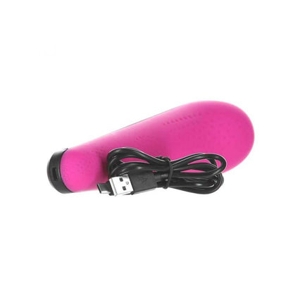 PalmPower Extreme, a rechargeable silicone wand with 7 functions, ergonomic curve, PowerBullet motor, and USB Type-C charging for powerful vibrations.

rechargeable silicone massager, powerful wand vibrator, ergonomic wand, USB Type-C wand, waterproof massager, travel lock vibrator, deep rumbly vibrations, fuchsia wand massager