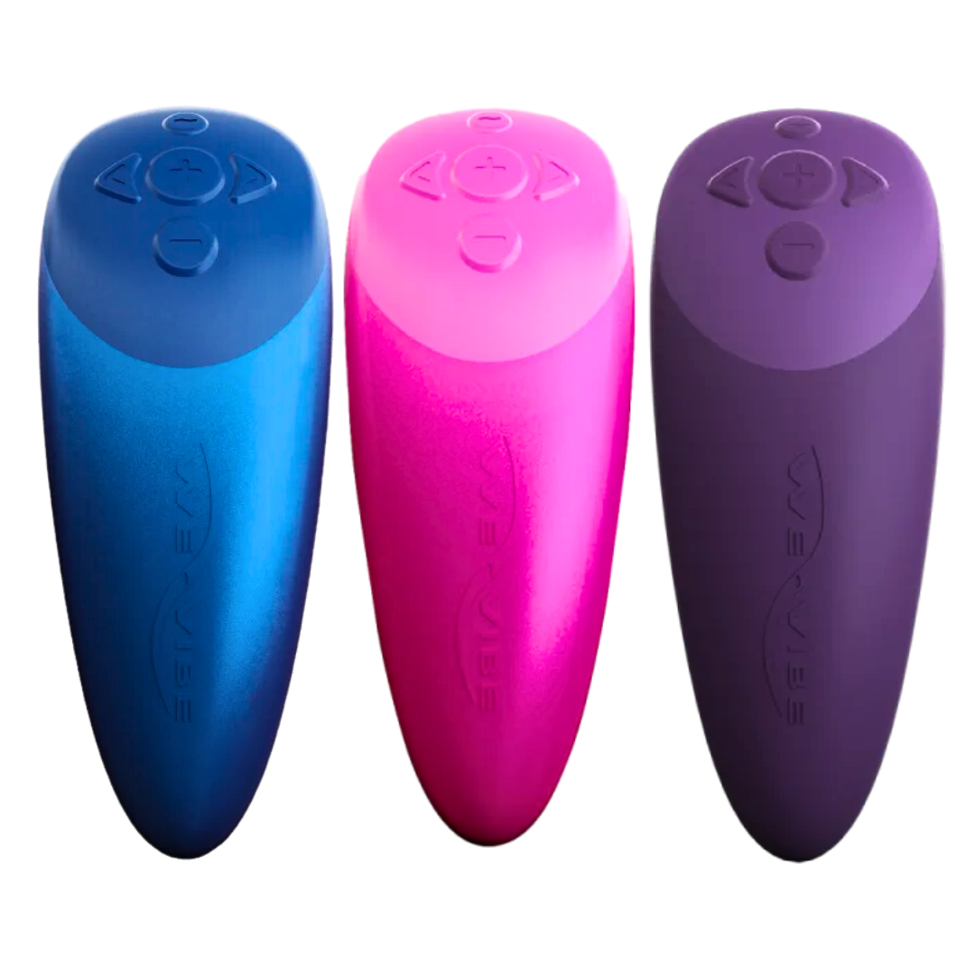 We-Vibe Chorus couples vibrator with adjustable fit, Squeeze Remote, and Touch-Sense technology for triple stimulation and customizable app control.
