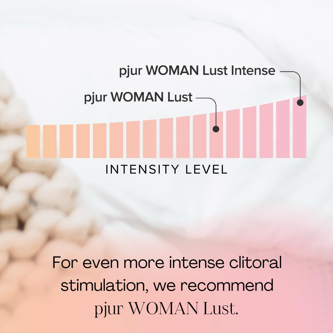 pjur WOMAN Lust Intense stimulation gel, water-based clitoral gel with 15-minute buzzing sensation and natural ingredients.
clitoral stimulation gel, buzzing orgasm gel, water-based stimulation gel, natural clitoral gel, toy-safe stimulation gel, pjur clitoral gel, tingling orgasm gel, intense clitoral gel, made in Germany lubricant.