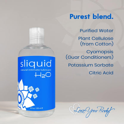 Sliquid H2O | Natural Water Based Personal Lubricant