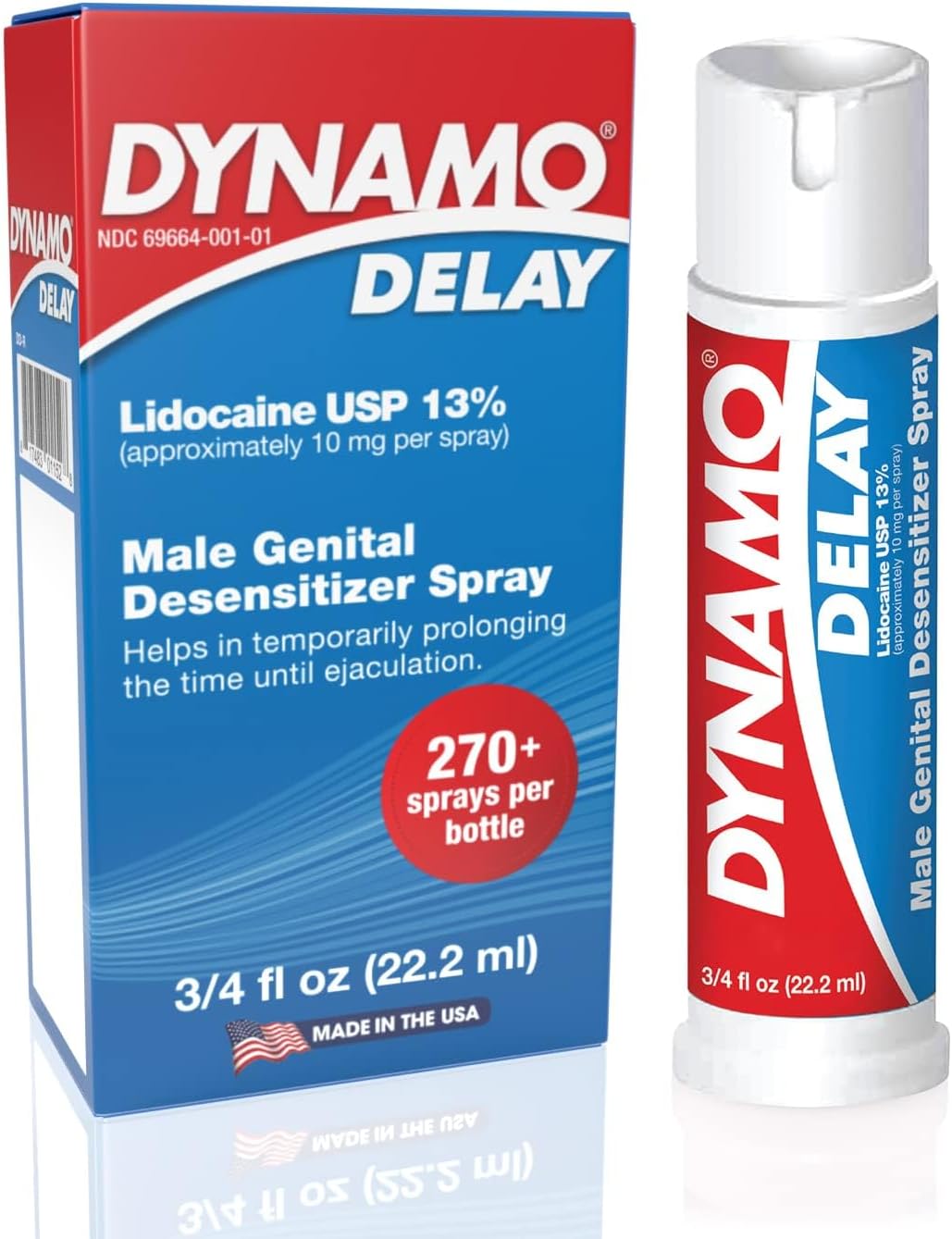 Dynamo Delay Lidocaine Spray for men, prolongs intimacy, clinically tested, fast-acting, non-irritating.
Keywords: Dynamo Delay spray, lidocaine delay spray, climax control spray, prolong intimacy, male desensitizer, delay ejaculation spray, lidocaine 13% spray, performance enhancement spray, fast-acting delay spray, FDA-registered delay spray, prolong pleasure.