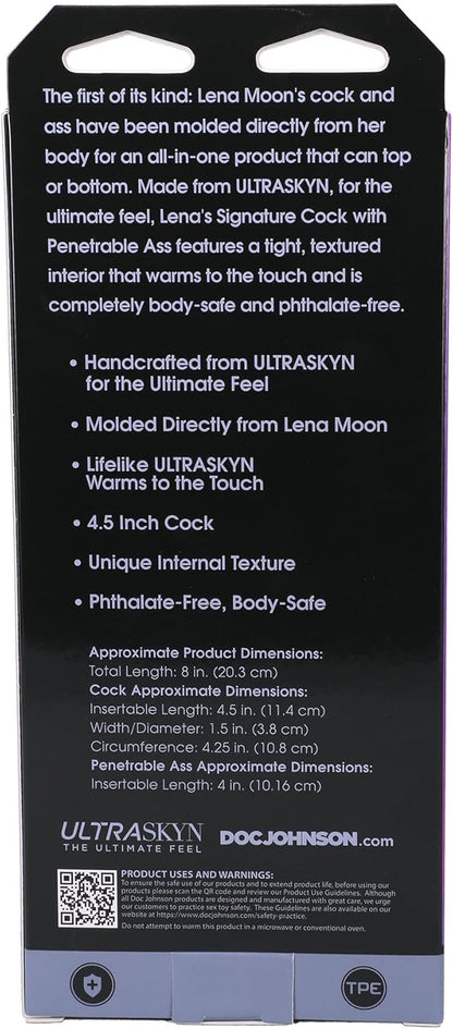 Signature Cocks with Penetrable Ass Transgirls Lena Moon - Vanilla
Lena Moon Signature ULTRASKYN dildo and ass stroker, lifelike, body-safe, and phthalate-free.
Lena Moon Signature Cock, ULTRASKYN dildo and stroker, transgirl dildo, Lena Moon toy, realistic warming dildo, phthalate-free stroker, body-safe ULTRASKYN, 4.5-inch lifelike dildo, Lena Moon ass stroker, handcrafted ULTRASKYN toy.