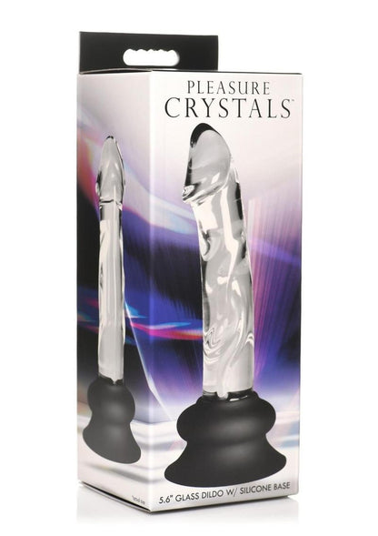 Crystal-clear glass dildo with realistic textures, temperature play capabilities, and removable silicone suction cup base.

Keywords: glass dildo, crystal clear dildo, borosilicate glass toy, temperature play dildo, suction cup glass dildo, realistic glass dildo, removable silicone base dildo, body-safe glass dildo, dishwasher-safe dildo, phthalate-free glass dildo, premium glass pleasure toy, glass dildo for anal play, glass sex toy, temperature-safe glass dildo