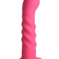 Enhance your playtime with the Simply Sweet Ribbed Dildo, featuring three textured ribs, 3 speeds and 7 patterns of vibration, and a remote control for effortless pleasure. Pink ribbed silicone dildo with vibrations, remote-controlled, harness-compatible suction base, waterproof, body-safe, phthalate-free. Keywords: pink silicone vibrating dildo, ribbed silicone dildo, G-spot vibrator, P-spot vibrator, harness-compatible dildo, suction cup dildo, waterproof vibrating dildo, remote-controlled sex toy, rechar