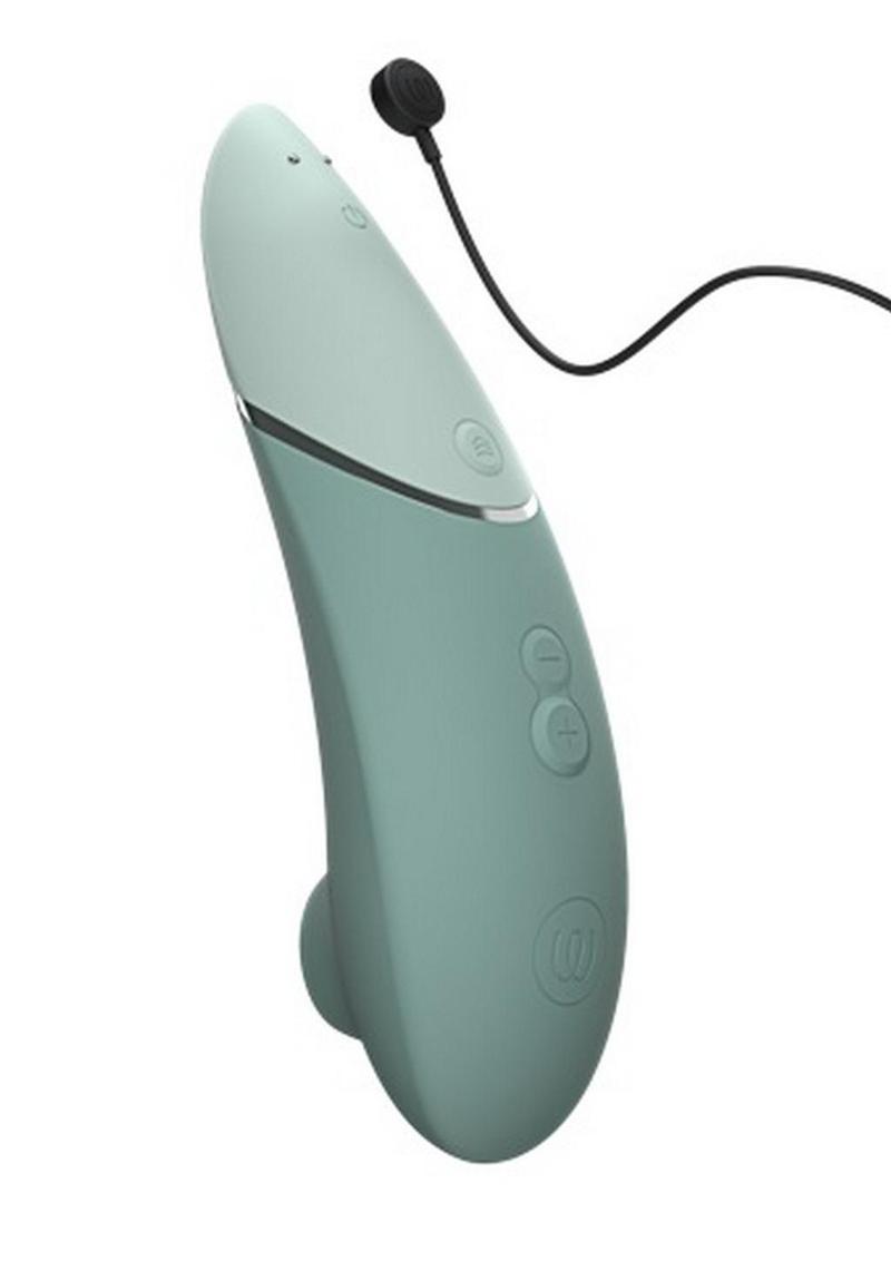 Womanizer Next clitoral stimulator with 3D Pleasure Air Technology, Climax Control, and Smart Silence for customizable, quiet pleasure.
Keywords: 3D Pleasure Air, Climax Control, customizable air waves, Smart Silence, Autopilot, Afterglow, clitoral stimulator, waterproof, body-safe silicone, eco-friendly packaging, multiple orgasms.