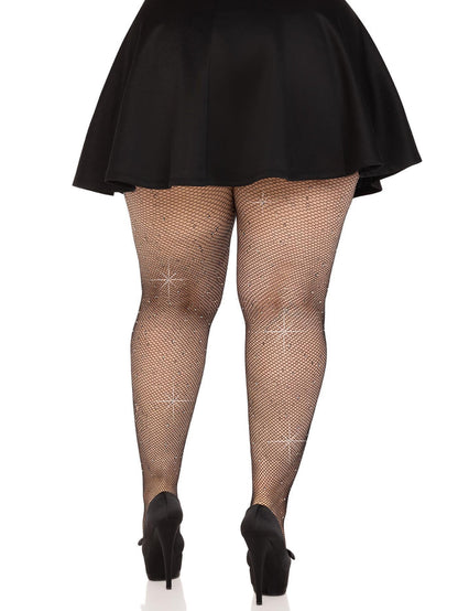 Fishnet Crystalized Tights with Multi Sized Rhinestones | Leg Avenue