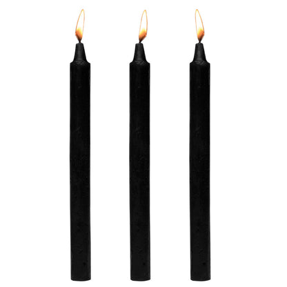 Fire Sticks Drippers Fetish Drip Candle Set of 3 | Red or Black | Master Series