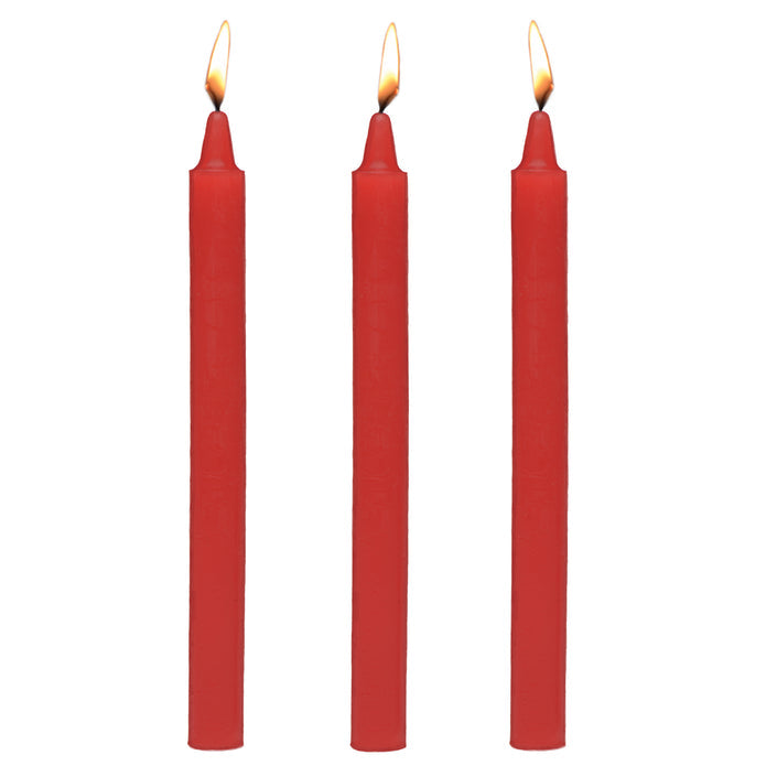 Fire Sticks Drippers Fetish Drip Candle Set of 3 | Red or Black | Master Series