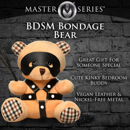 Plush BDSM Teddy Bear with Whip and Mask ♥ Master Series