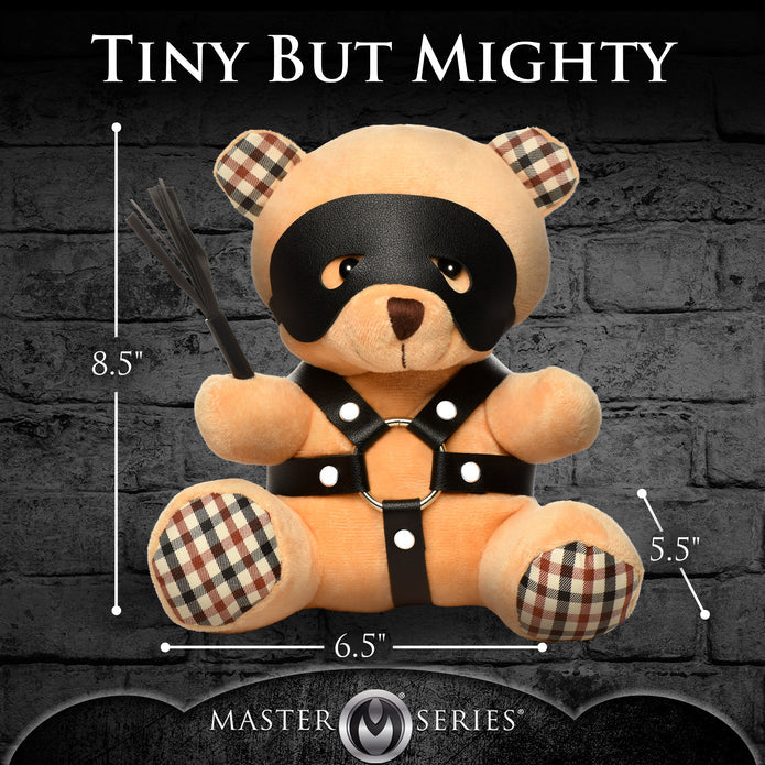 Plush BDSM Teddy Bear with Whip and Mask ♥ Master Series