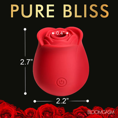 The Perfect Rose ♥  Rechargeable Silicone Clitoral Stimulator ♥ Bloomgasm