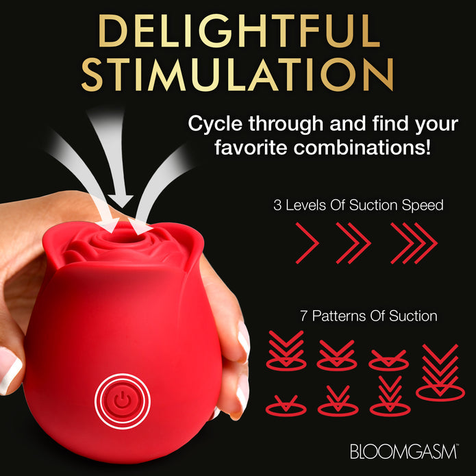 The Perfect Rose ♥  Rechargeable Silicone Clitoral Stimulator ♥ Bloomgasm