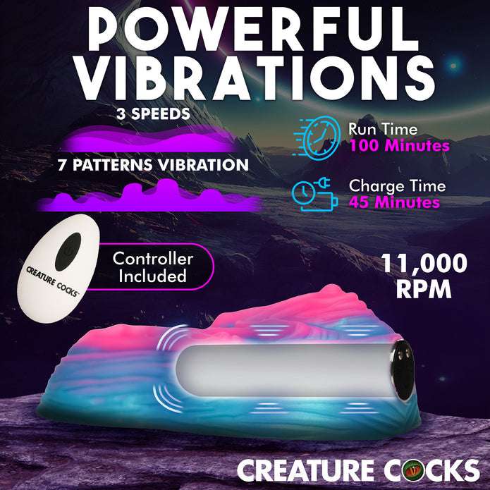 Vulvaron Rechargeable Silicone Grinder Vibrator with Remote | Creature Cocks