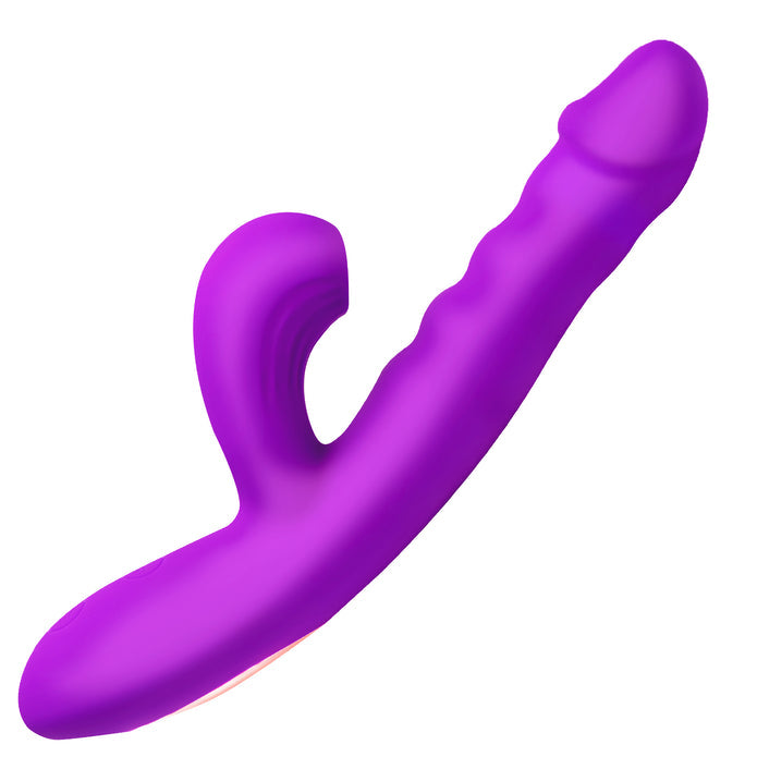 G-spot clit suction vibrator, thrusting rabbit vibrator, clit-sucking sex toy, rechargeable rabbit vibrator, IPX5 splashproof vibrator, ribbed G-spot vibrator, vibrating and thrusting sex toy, premium silicone rabbit vibe, double stimulation vibrator, body-safe clit suction toy, women’s pleasure toys, powerful rabbit vibrator, high-tech rabbit vibrator