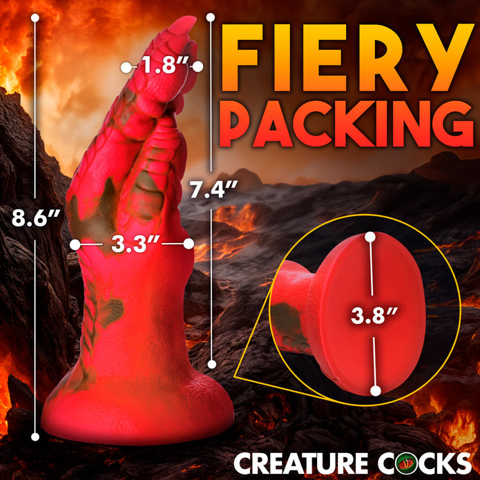 Demon claw silicone dildo with suction-cup base, textured fingers, and harness compatibility.

demon claw dildo, fantasy silicone dildo, Creature Cocks Demon Claw, clawed hand dildo, red and black dildo, harness-compatible dildo, suction cup dildo, premium silicone toy, phthalate-free dildo, textured fantasy dildo