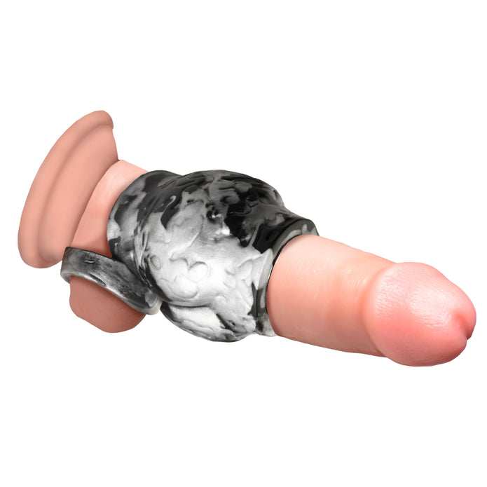 Night Prowler Fantasy Silicone Penis Sleeve and Ball Stretcher | Creature Cocks