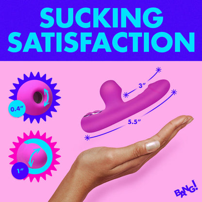 Mini Suction Rabbit Silicone Rechargeable Vibrator | Bang!