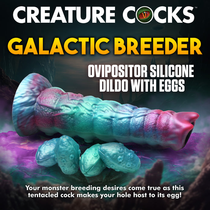 Galactic Breeder Ovipositor Dildo with egg deposits, textured shaft, and harness-compatible design.

fantasy ovipositor dildo, alien dildo with eggs, silicone ovipositor, harness-compatible dildo, textured shaft dildo, creature cock ovipositor, phthalate-free fantasy dildo, sci-fi roleplay dildo, huge insertable dildo.