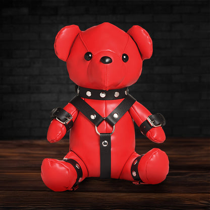 Gimp Teddy Bear Plushie + Detailed Vegan Gimp Outfit ♥ Master Series