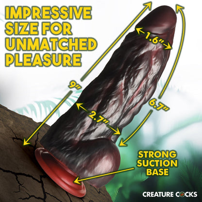 King Kong Fantasy Silicone Dildo with Suction Cup Base | Creature Cocks