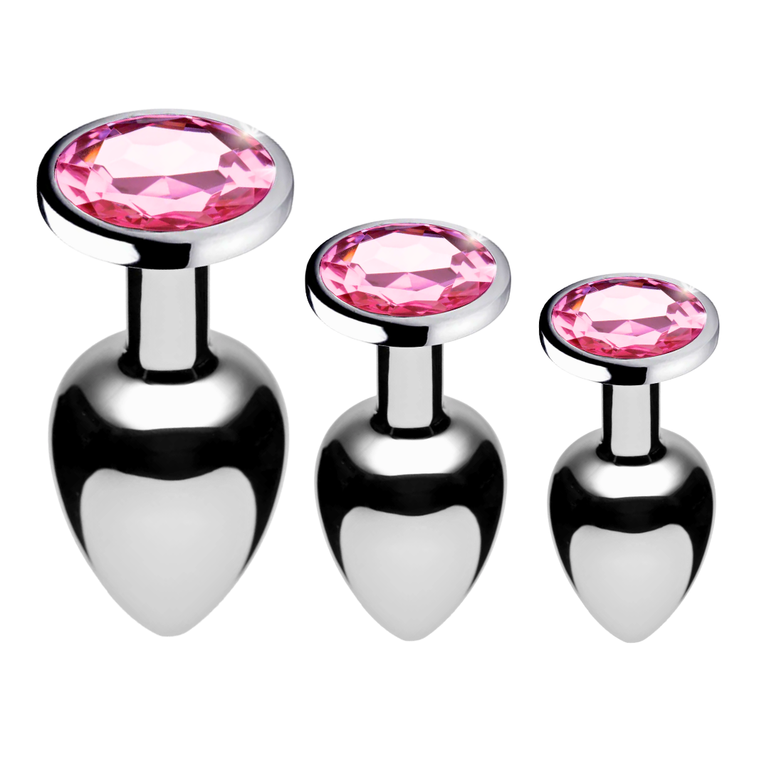 Pink Gem Nickel Free Butt Plug | Booty Sparks