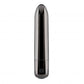 Evolved Real Simple Bullet Vibrator with 10 speeds, sleek black chrome finish, tapered tip, and USB charging. Keywords: Evolved Real Simple Bullet, bullet vibrator, 10-speed vibrator, sleek chrome finish vibrator, waterproof vibrator, rechargeable bullet vibe, tapered tip vibrator, compact travel-friendly vibrator, ABS plastic vibrator, powerful vibrating bullet.