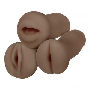 Set of 3 lifelike strokers with unique textures for anal, vaginal, and oral stimulation; 5-inch TPE design.

3-piece stroker set, lifelike strokers for men, anal stroker, vaginal stroker, oral stroker, TPE strokers, body-safe masturbators, Evolved Novelties strokers, water-based lube strokers, latex-free strokers, phthalate-free masturbators, compact stroker set, male masturbator trio.