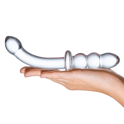 Ribbed G-Spot Glass Dildo | Gläs