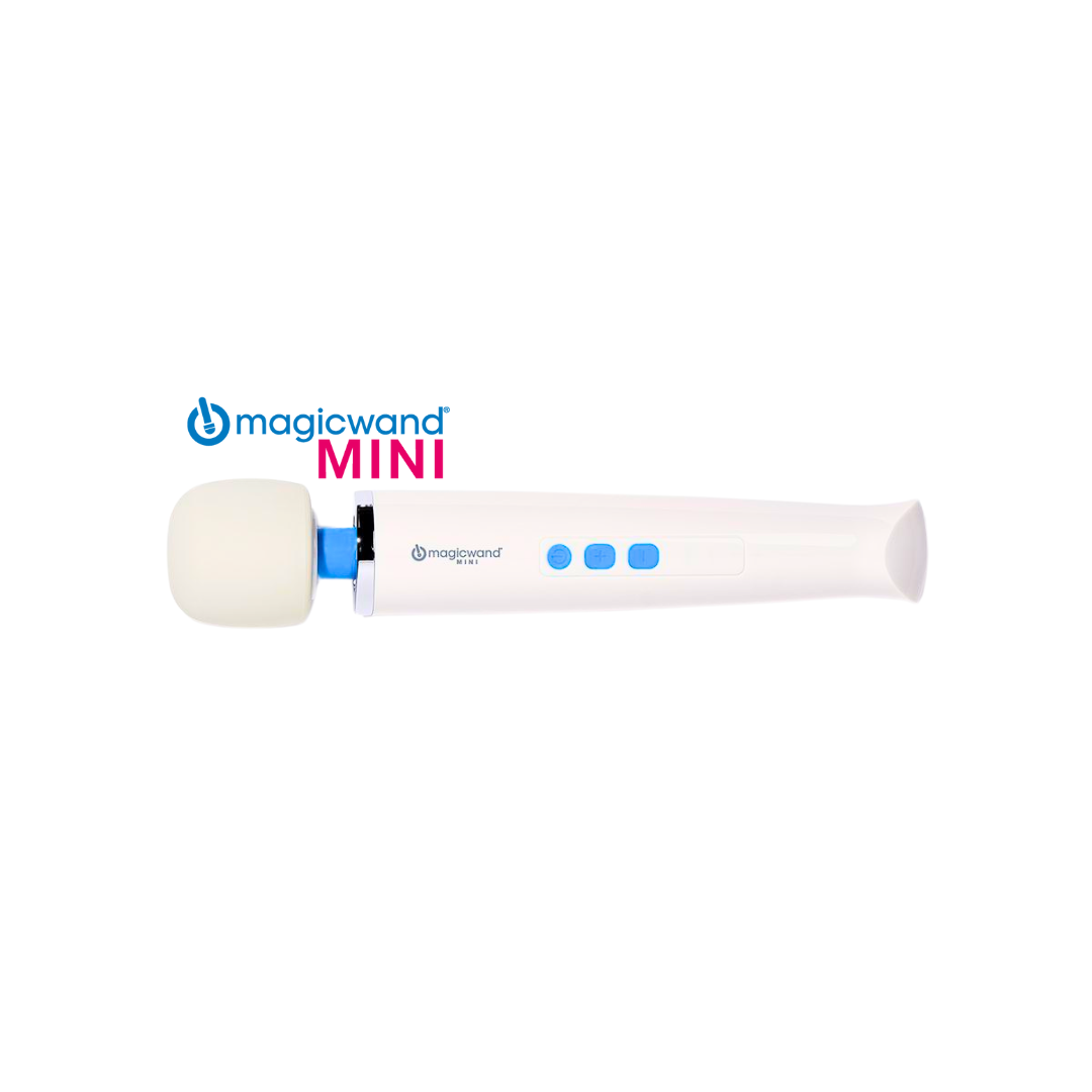 Magic Wand Mini, a compact rechargeable wand with 6,000 RPM vibrations, soft silicone head, and flexible neck for ultimate comfort and portability.

Magic Wand Mini, rechargeable wand, Hitachi wand, travel-friendly wand, silicone massage wand, deep rumbly vibrations, cordless magic wand, compact personal massager, flexible neck wand, powerful mini wand, small massage wand