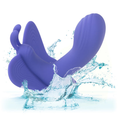 Calexotics Connect Venus Butterfly Rechargeable Silicone App Compatible Stimulator with Remote