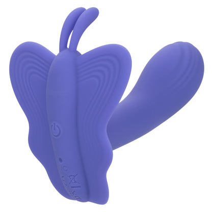 Calexotics Connect Venus Butterfly Rechargeable Silicone App Compatible Stimulator with Remote