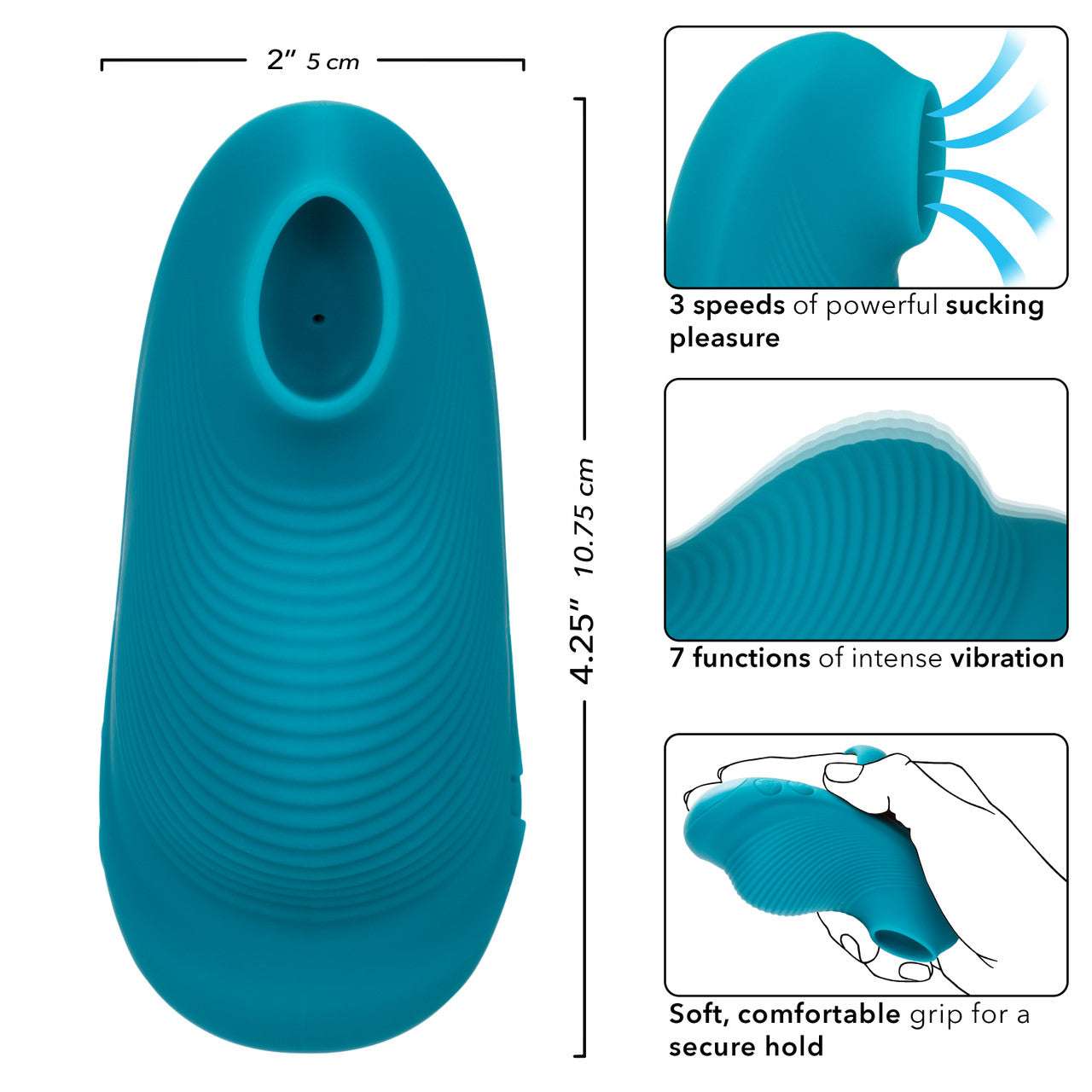 Envy™ Handheld Suction Massager ♥ Cal Exotics