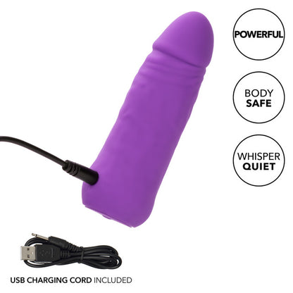 Mini Vibrating Studs® in neon orange, purple, or pink, with a life-like design, 10 vibration modes, Liquid Silicone material, and waterproof, rechargeable functionality.

compact silicone vibrator, waterproof silicone vibe, rechargeable mini vibe, life-like silicone vibrator, 10-function mini vibrator, colorful mini vibrators, Liquid Silicone sex toy, travel-friendly vibrator, waterproof and rechargeable vibrator.