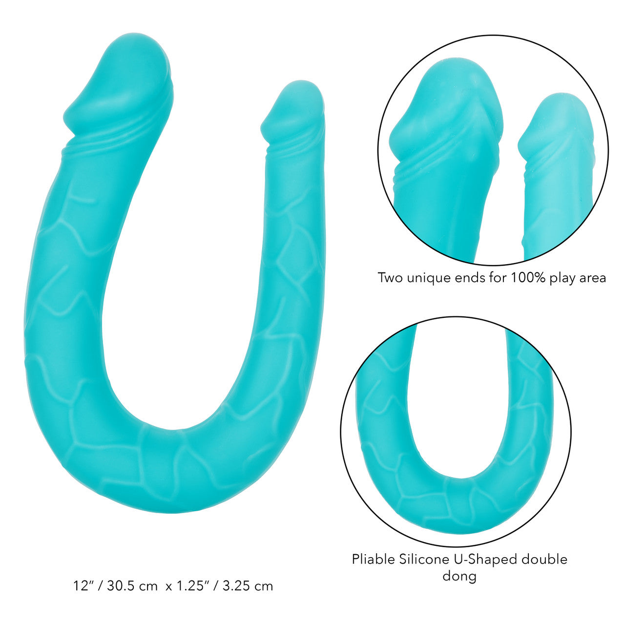 Silicone Double Dong™ AC/DC Dildo | Cal Exotics