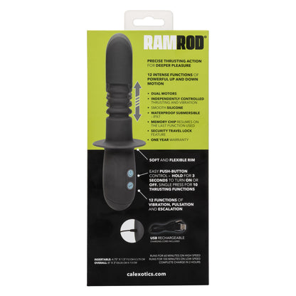 Ramrod Thrusting Rechargeable Silicone Anal Butt Probe