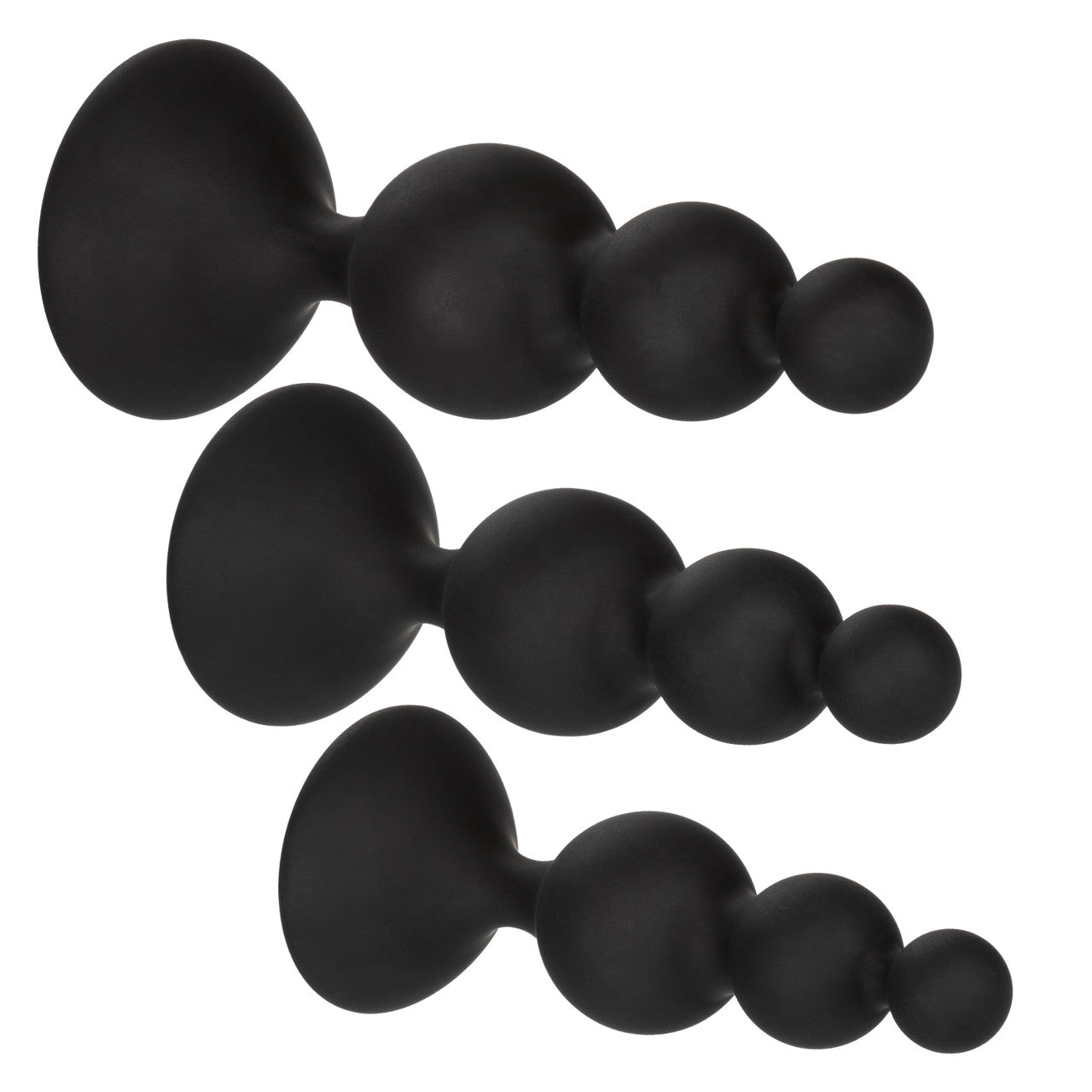 Anal Toys Silicone Beaded Butt Plug Kit