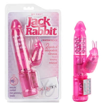 My First Jack Rabbit vibrator with reversible rotation, clitoral bunny ears, waterproof design, and soft TPE material, available in pink or purple.
beginner rabbit vibrator, pink vibrator, purple vibrator, clitoral bunny ears, reversible rotation vibrator, multi-speed vibration, waterproof sex toy, soft TPE material, beginner-friendly vibrator, clitoral stimulation, sensual play toy