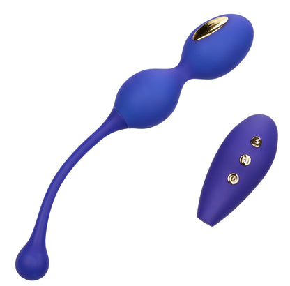 Impulse™ Intimate E-Stimulator Remote Dual Kegel Exerciser with vibrations, electro-stimulation, and wireless remote control.

dual Kegel exerciser, electro-stimulation Kegel device, remote control Kegel toy, vibrating Kegel exerciser, waterproof Kegel exerciser, pelvic floor strengthening device, USB rechargeable Kegel exerciser, body-safe electro Kegel, wireless Kegel exerciser.