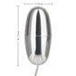 Slim Teardrop Bullet Bullet Vibrator