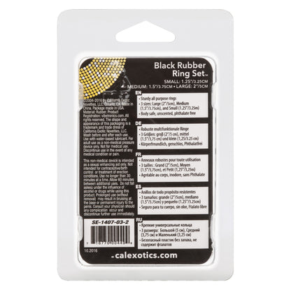 Rubber Ring Black 3-Piece Set with flexible, body-safe rings in three sizes for enhanced performance.
Keywords: Rubber Ring Set, black rubber rings, erection enhancers, stretchy cock rings, customizable fit rings, body-safe rubber rings, waterproof cock rings, performance-enhancing rings, 3-piece ring set, durable cock rings.