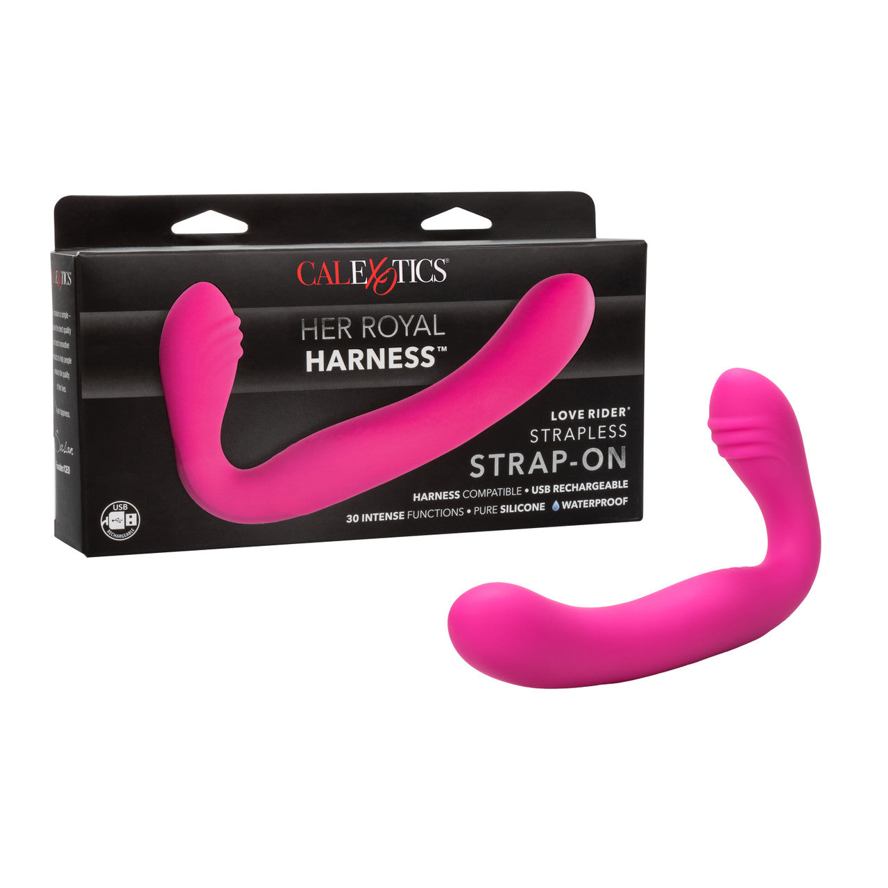 Her Royal Harness® Love Rider® Strapless Strap-On ♥ Silicone, Waterproof, Rechargeable ♥ Cal Exotics