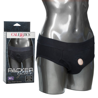 Black Brief Harness for Packer or Dildo | Packer Gear®