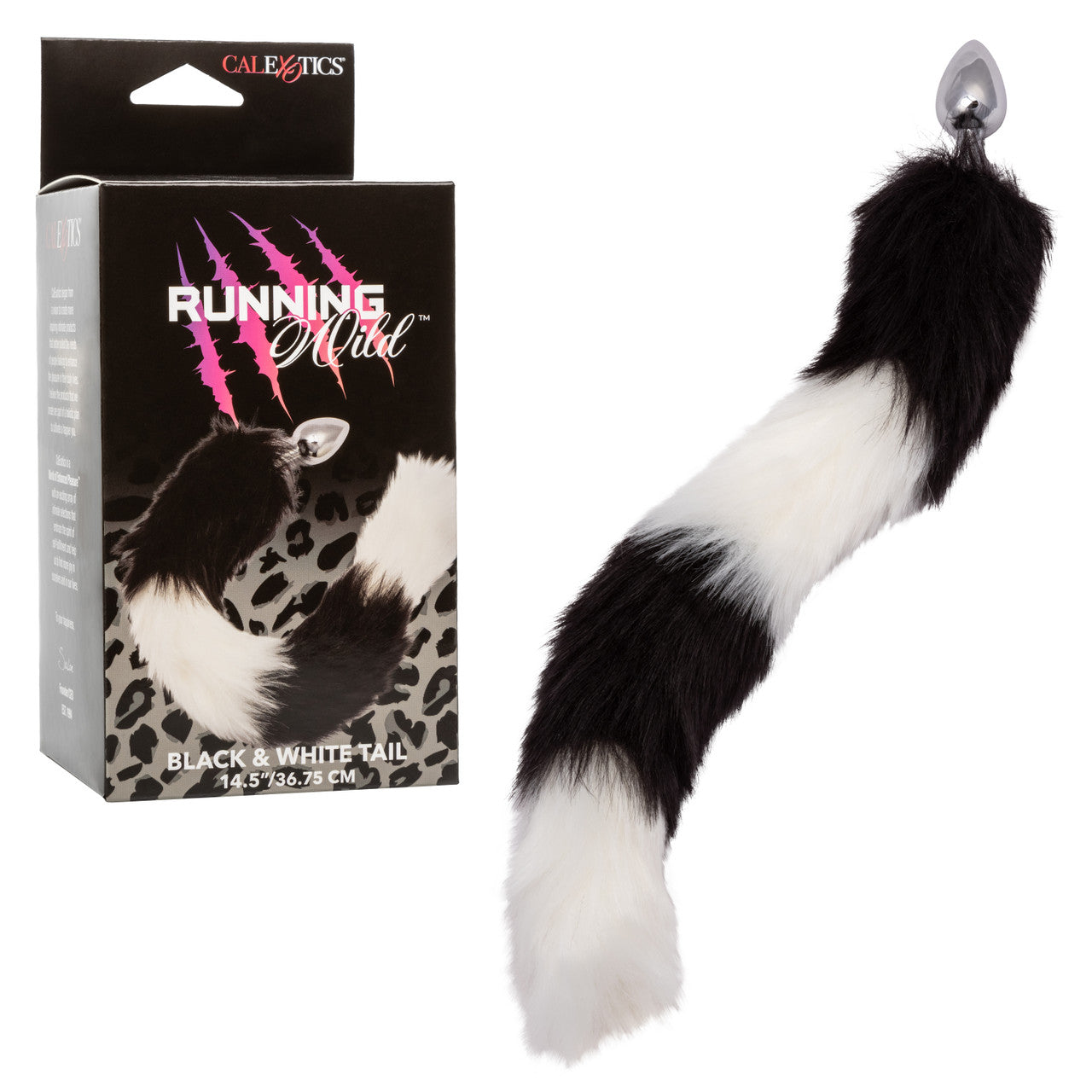 Running Wild Faux Fur Tail and Metallic Anal Plug