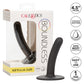 Black 4.5-inch slim silicone probe with suction cup; body-safe, waterproof, and harness compatible. Keywords: Boundless slim probe, 4.5-inch probe, silicone anal toy, waterproof probe, harness compatible probe, phthalate-free silicone toy, black slim probe, anal stimulation toy, P-spot stimulator, prostate massager, flexible suction cup probe, internal stimulation toy