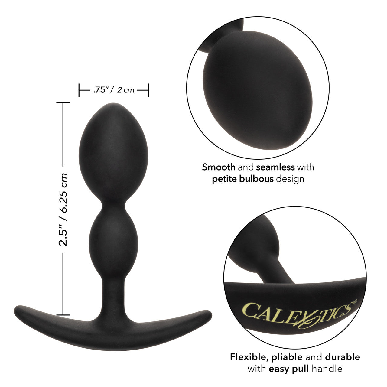 Boundless® 2X Teardrop Plug ♥ Petite & Powerful Anal Pleasure ♥ Cal Exotics