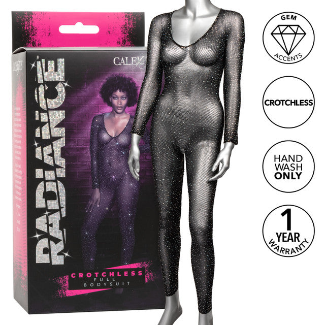 Radiance™ Crotchless Full Body Suit | One Size + Plus Size | CalExotics