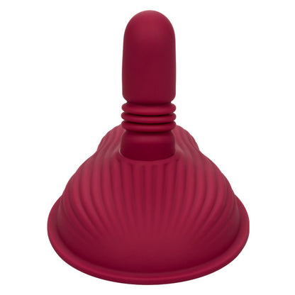 Red silicone thrusting and grinding massager with 12 vibration functions, remote control, ribbed design, and waterproof build.
Keywords: thrusting massager, remote control vibrator, waterproof thrusting toy, red silicone massager, 12 vibration functions, ribbed grinding vibrator, USB rechargeable massager, dual motor vibrator, self-love massager.